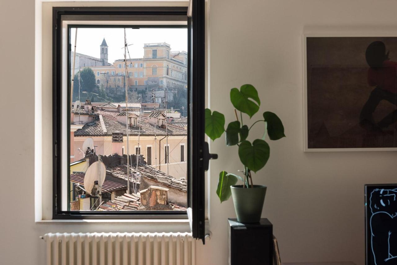 Idyllia Lighty Flat With Views In Trastevere Rome Luaran gambar